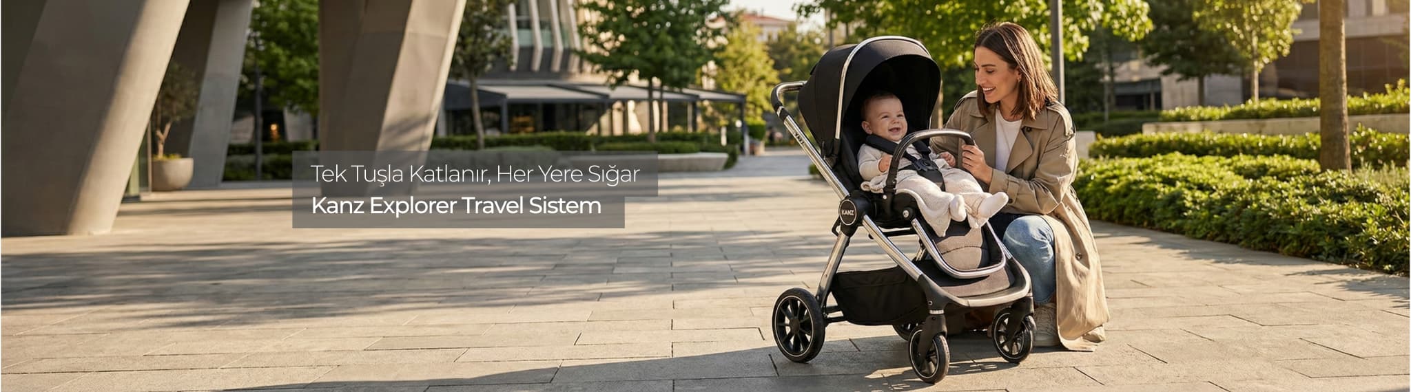 Kanz Explorer Travel Sistem Bebek Arabası