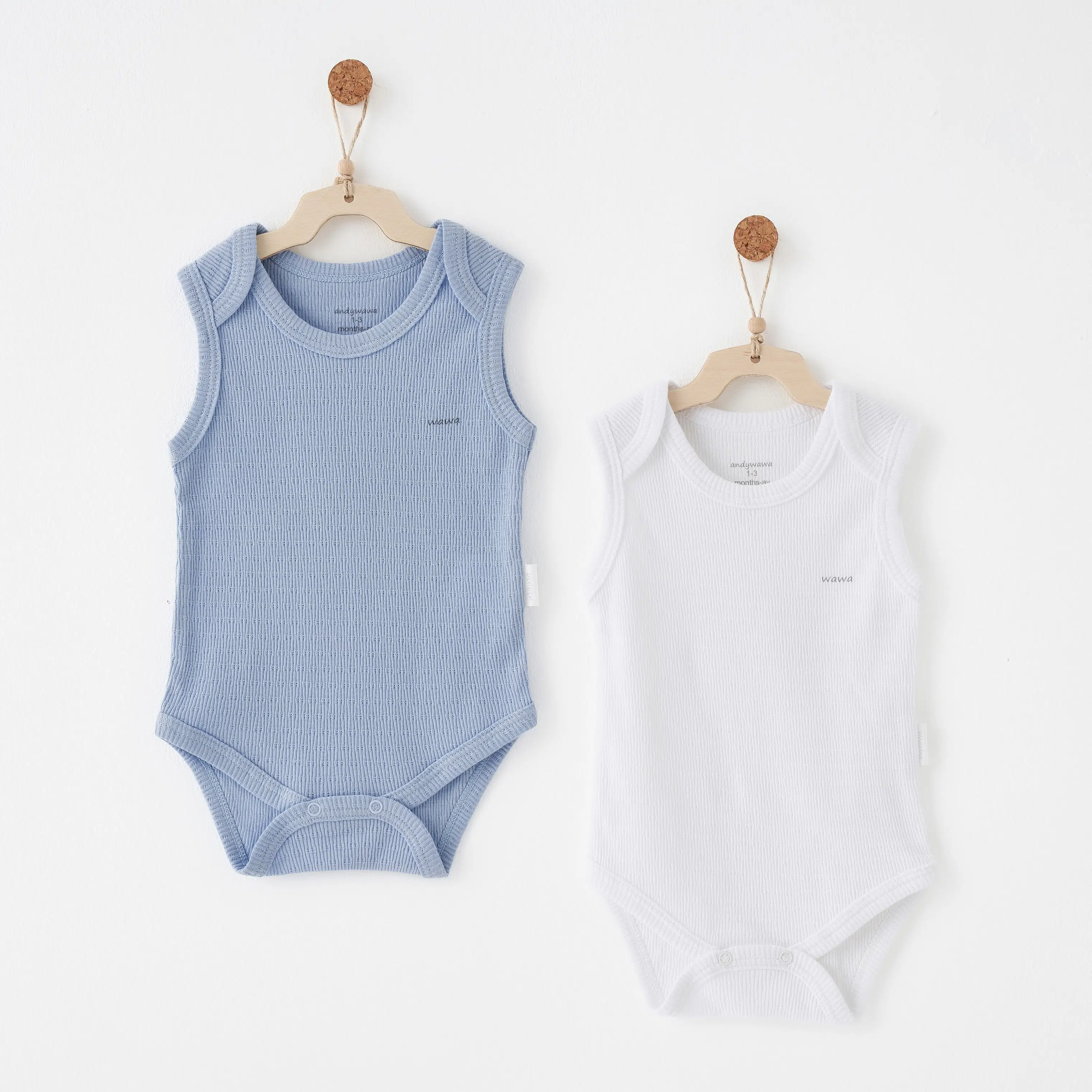 Andywawa AC26762 Special Modal 2li Askılı Body Blue White