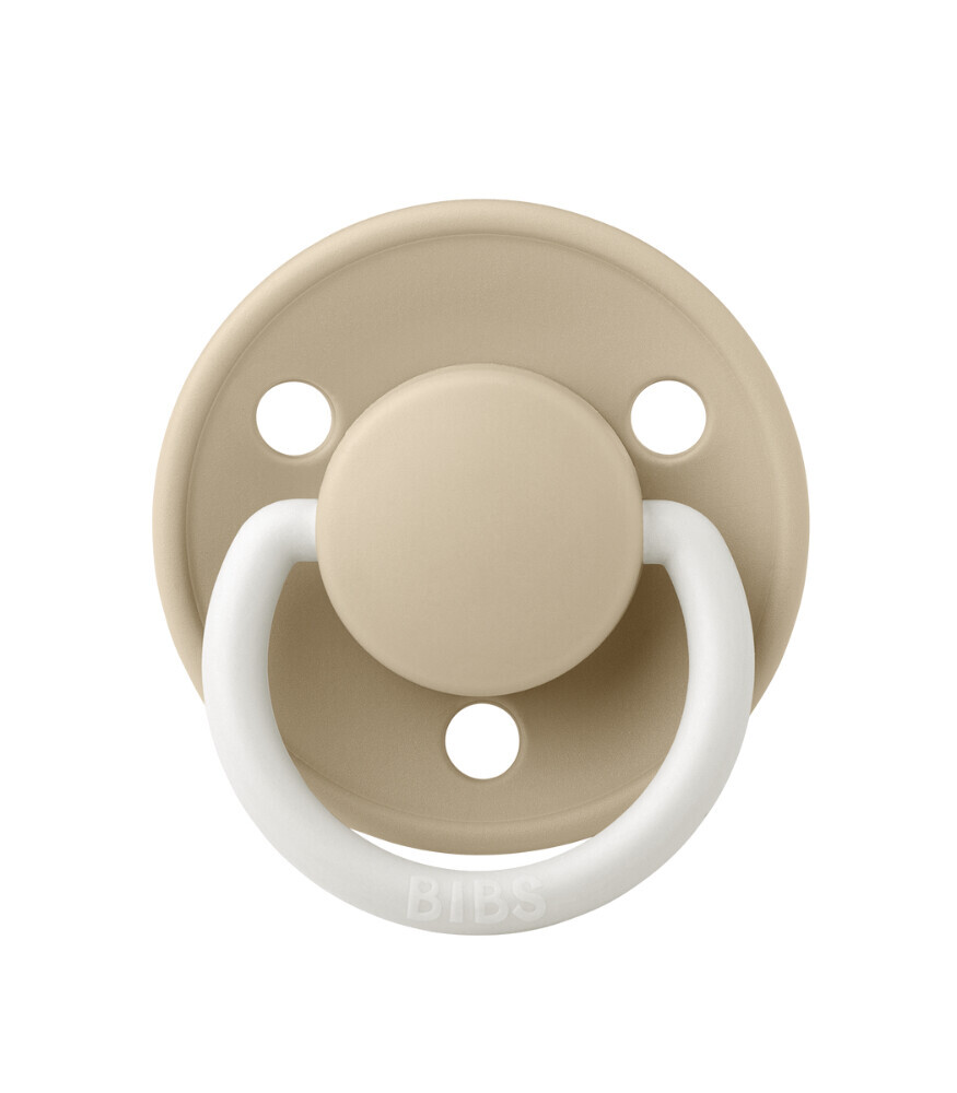 Bibs De Lux Kauçuk Emzik 0-6 Ay Vanilla Glow