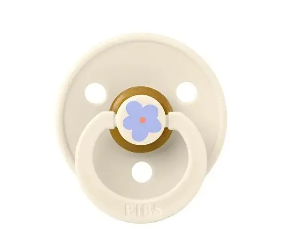 Bibs Studio Colour Jasmine Kauçuk Emzik 0-6 Ay Ivory