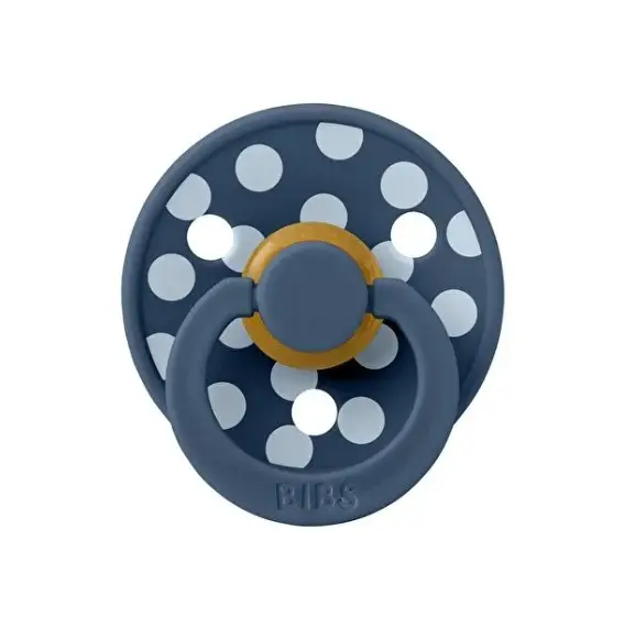 Bibs Studio Polka Big Emzik 6-12 Ay Stel Blue Baby Blue