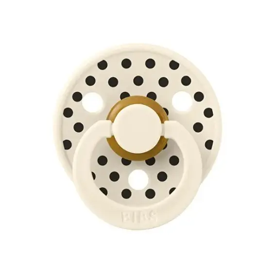 Bibs Studio Polka Small Emzik 0-6 Ay Black Ivory