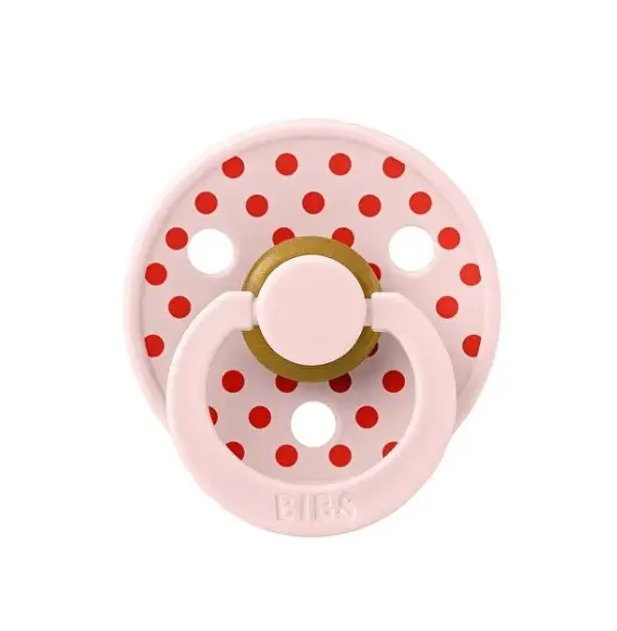 Bibs Studio Polka Small Emzik 0-6 Ay Blossom Candy Apple