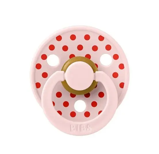 Bibs Studio Polka Small Emzik 6-12 Ay Blossom Candy Apple