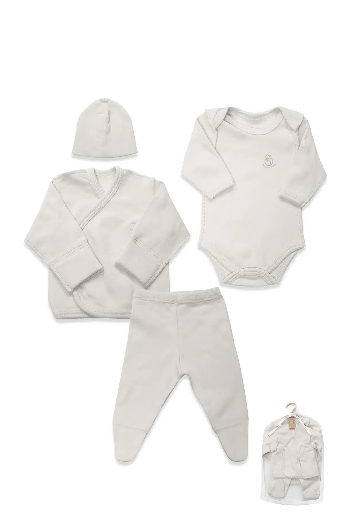 Bistyle 4Lü Prematüre Hastane Çıkışı Hello Family 23101 Ekru