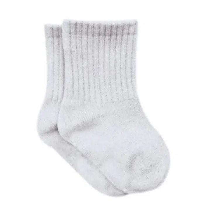 Bistyle 6'Lı Basic Penye Soket Çorap 10101 Gri