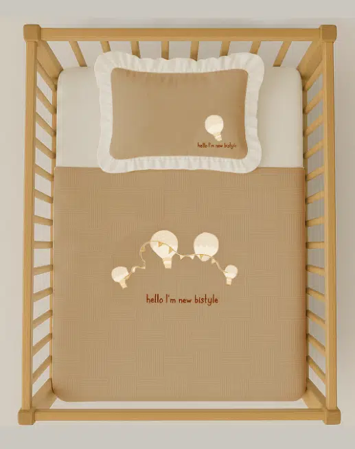 Bistyle Hello Style Baloons Pike takımı 100x150 80116 Bej