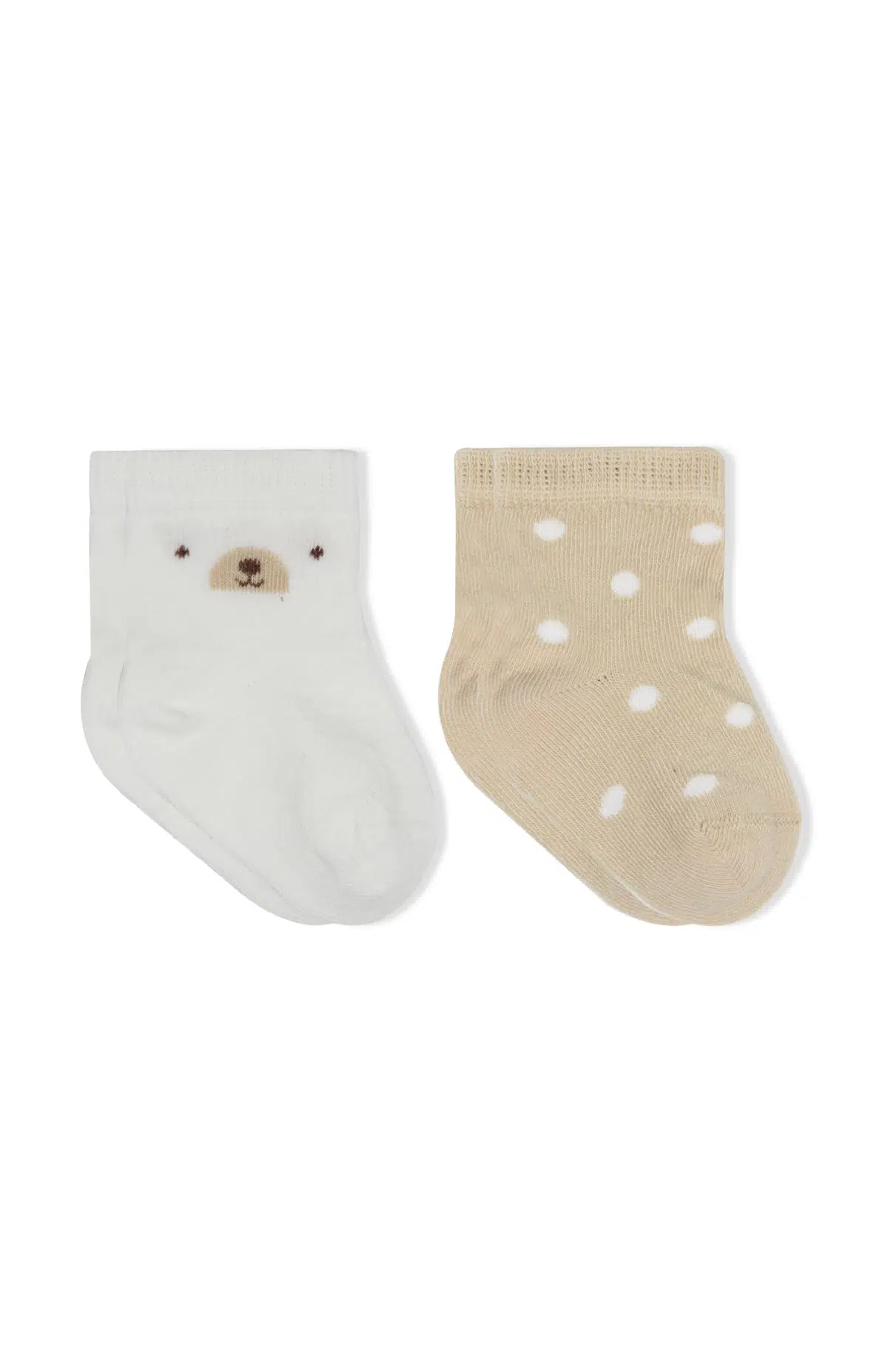 Bistyle So Bear Penye Soket Çorap 2li 10142 Ekru Bej