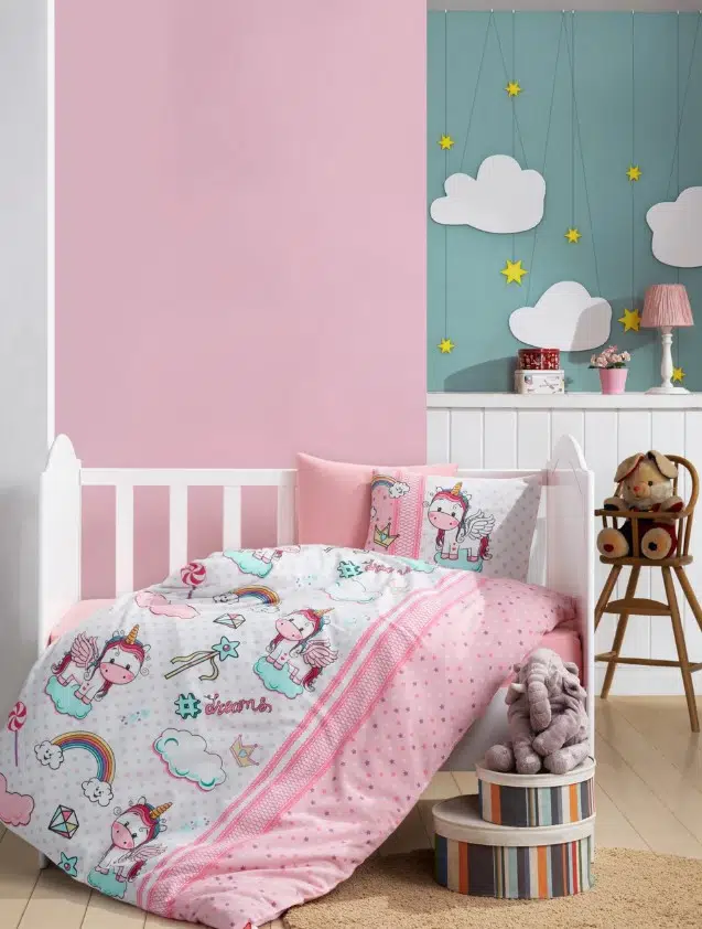 Cotton Box Flanel Bebek Nevresim Takımı Unicorn