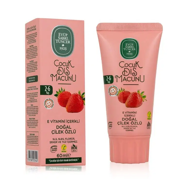 Eyüp Sabri Tuncer Çocuk Diş Macunu 60 ml Çilek