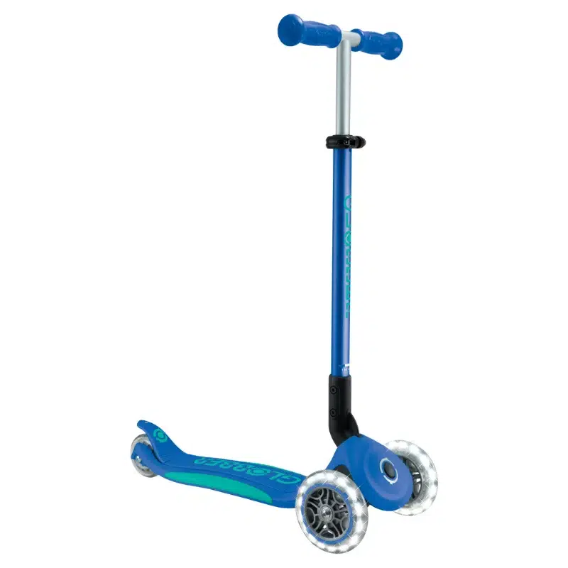 Globber Elite Deluxe Işıklı Scooter Lacivert