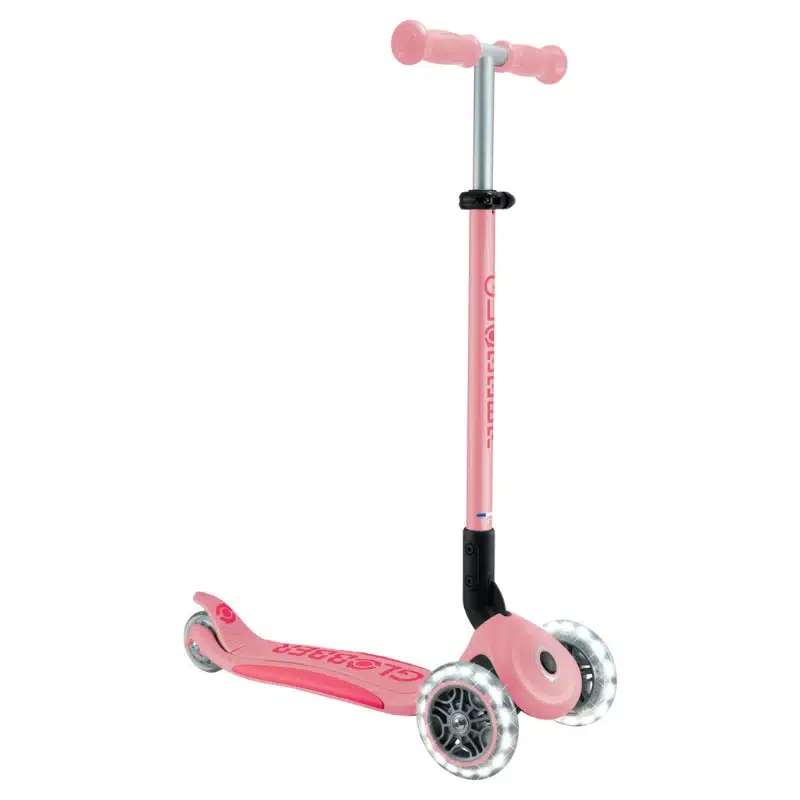 Globber Elite Deluxe Işıklı Scooter Pastel Pembe