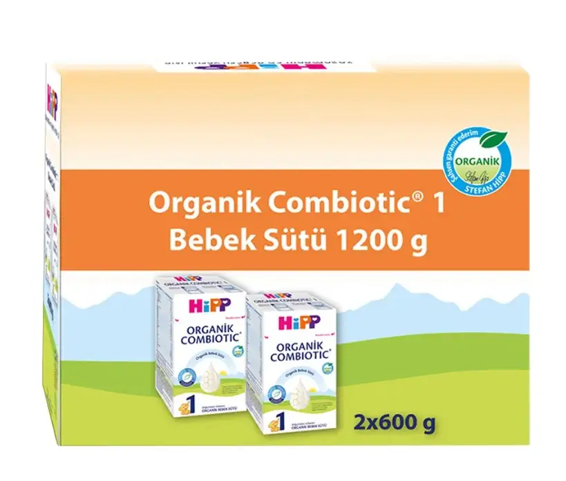 Hipp 1 Organik Combiotic Bebek Sütü 2x600 Gr 