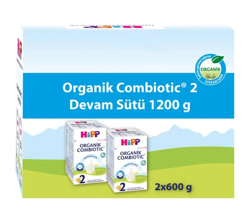 Hipp 2 Organik Combiotic Bebek Sütü 2x600 Gr 