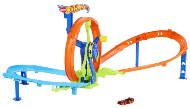 Hot Wheels Hızlı Fırlatma Ve Döngü Parkuru Oyun Seti JBX65 