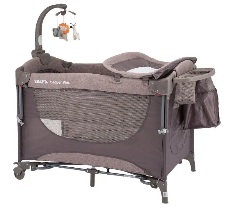 Kraft Denver Plus Anne Yanı Oyun Parkı 63x105 (Yatak Hediyeli) Bej
