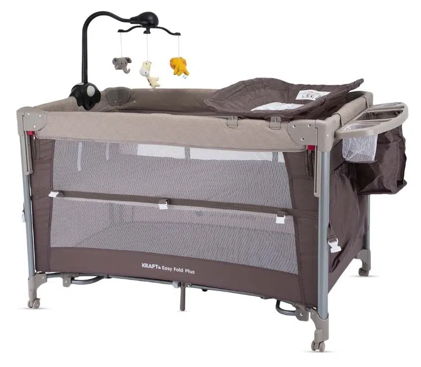 Kraft Easy Fold Plus Anne Yanı Oyun Parkı 70x110 Bej