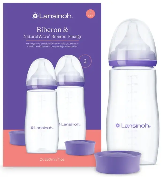 Lansinoh 330 Ml x 2 PP Biberon Seti 