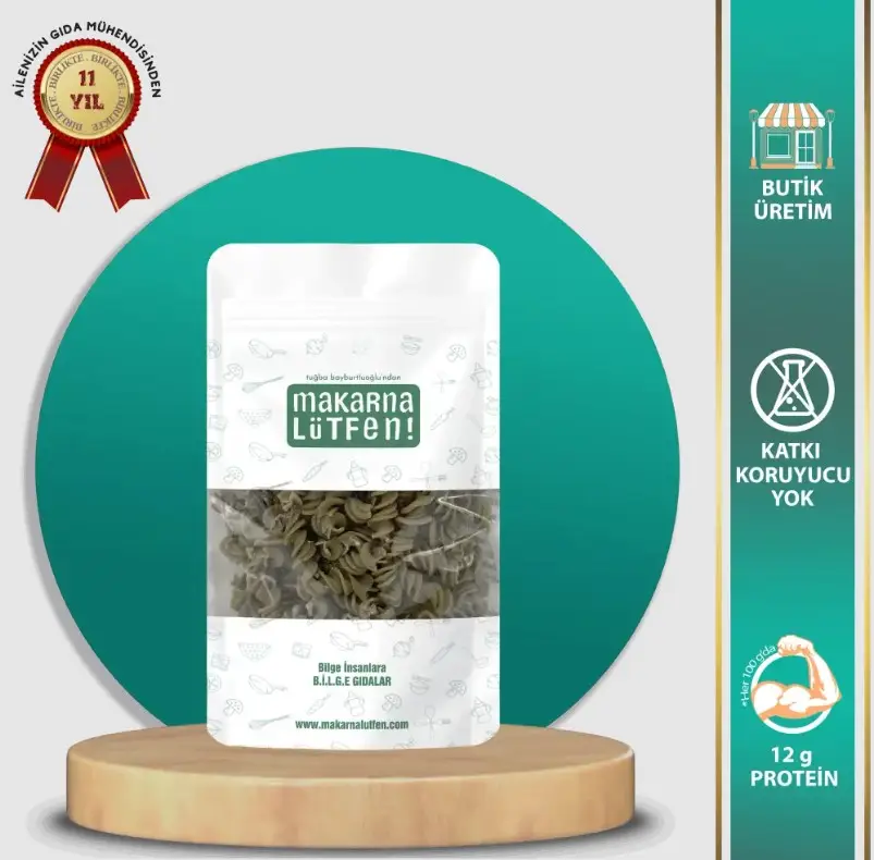 Makarna Lütfen Brokoli ve Ispanaklı Makarna 200gr 