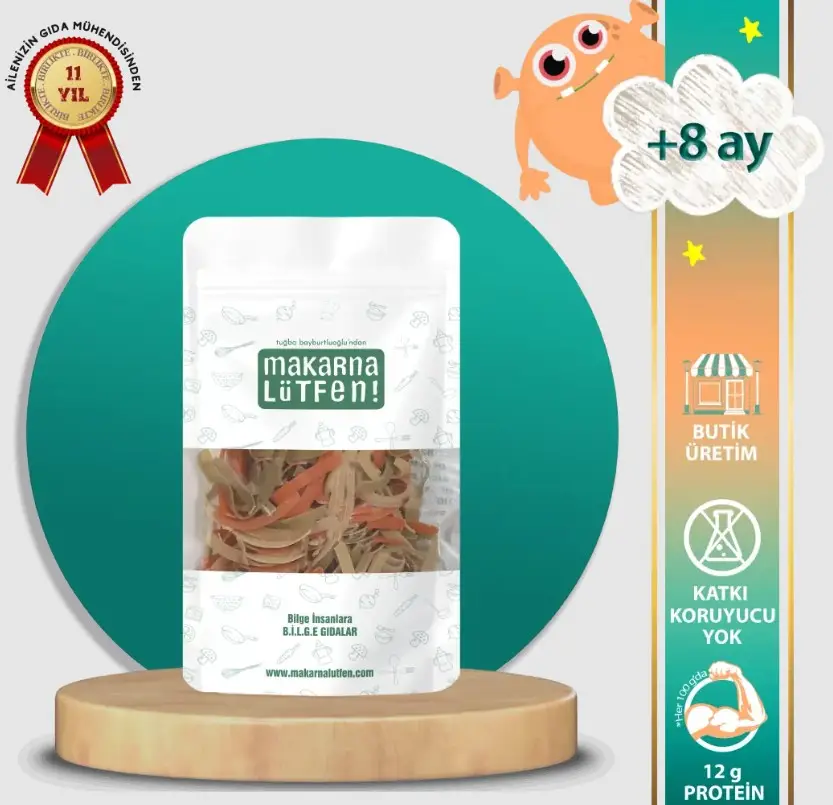 Makarna Lütfen Karışık Sebzeli Erişte 200gr 