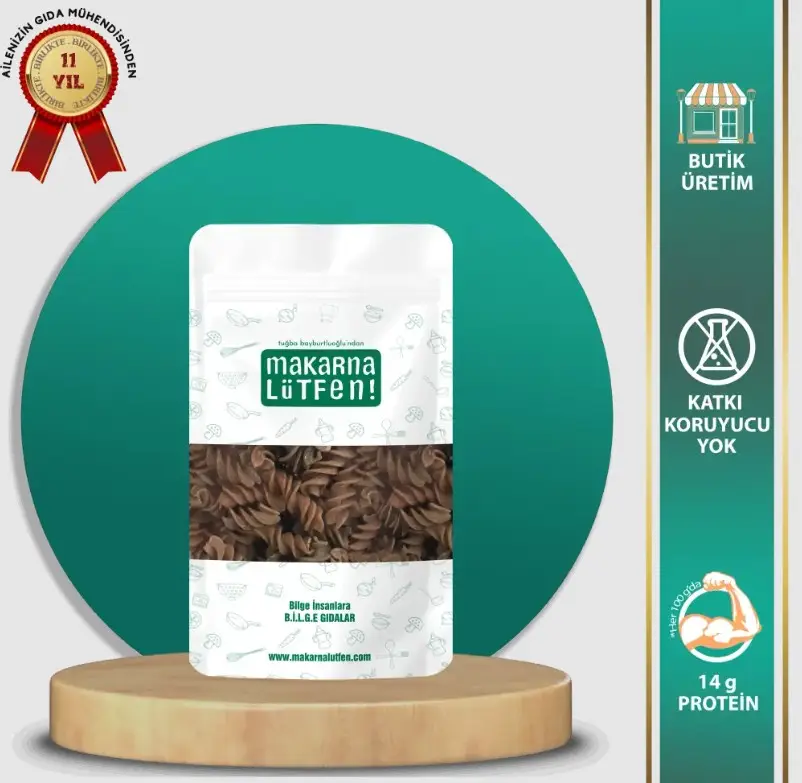 Makarna Lütfen Karışık Sebzeli Tam Buğday Makarna 200gr 