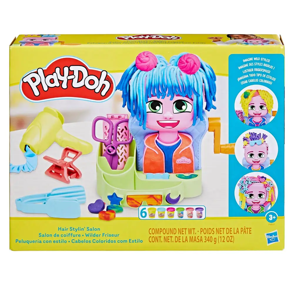 Play Doh Renkli Kuaför Salonu Oyun Seti F8807 