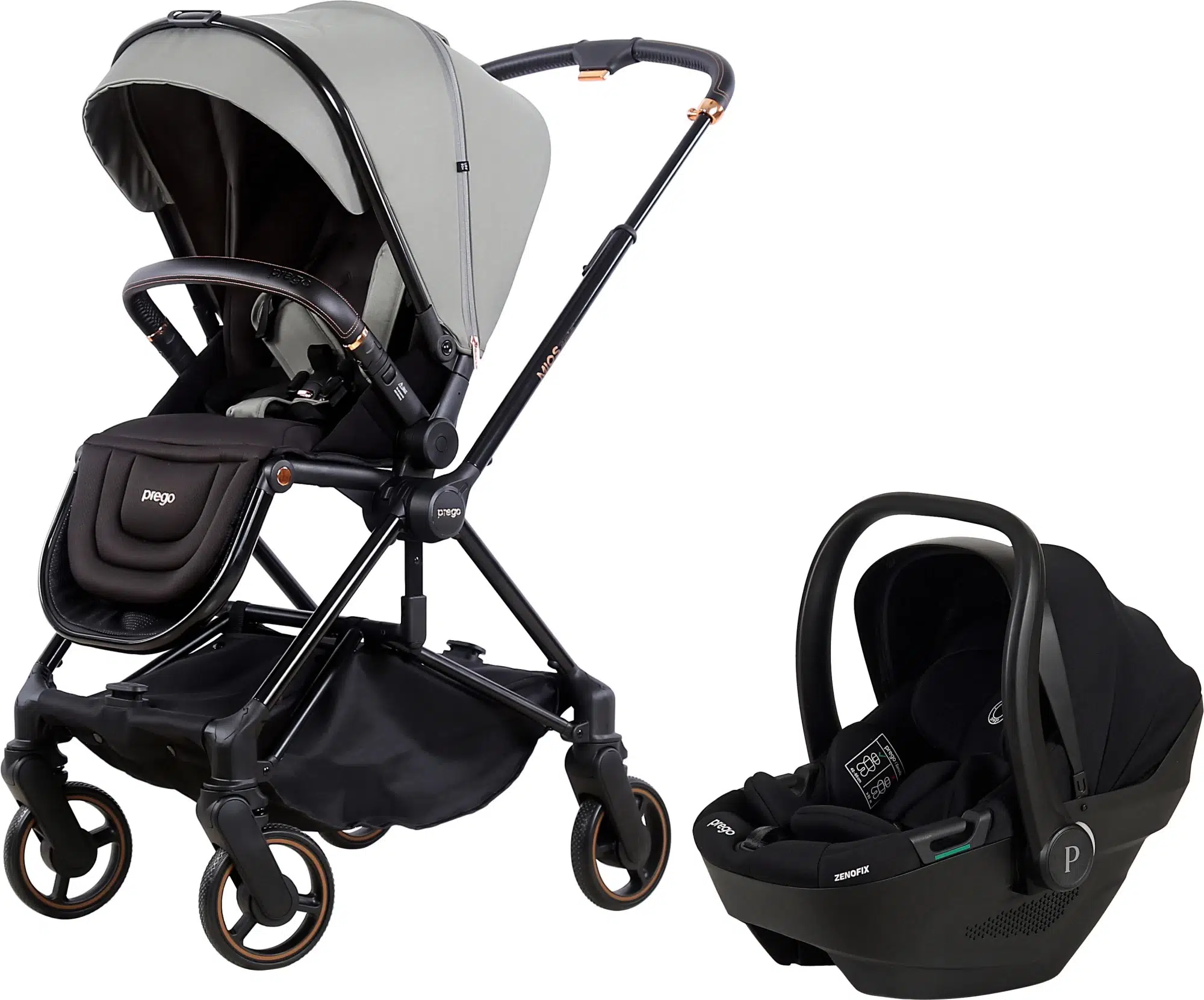 Prego 2415 Mios Premium I-Size Travel Sistem Bebek Arabası Yeşil