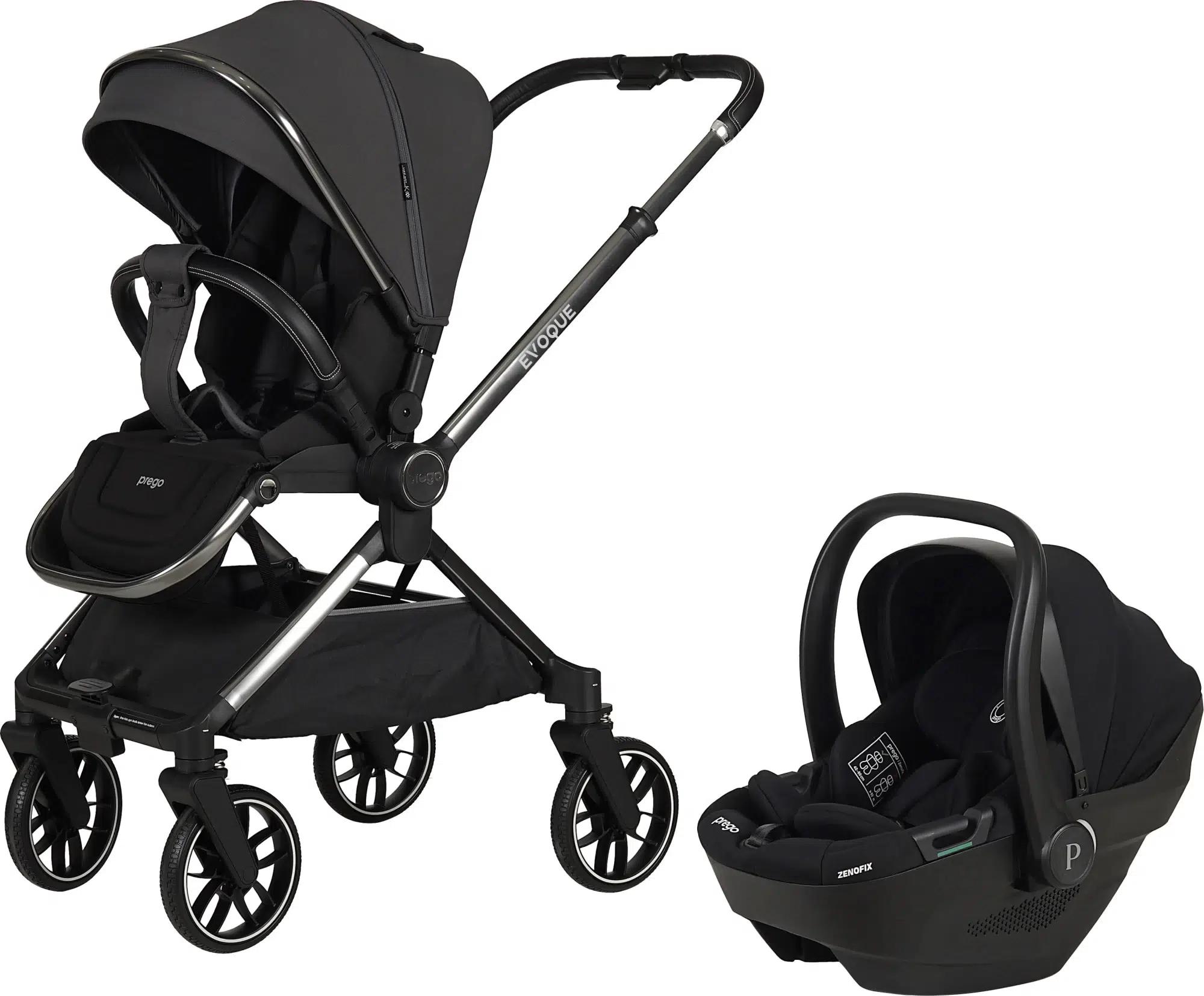 Prego 2425 Evoque I-Size Travel Sistem Bebek Arabası Gri