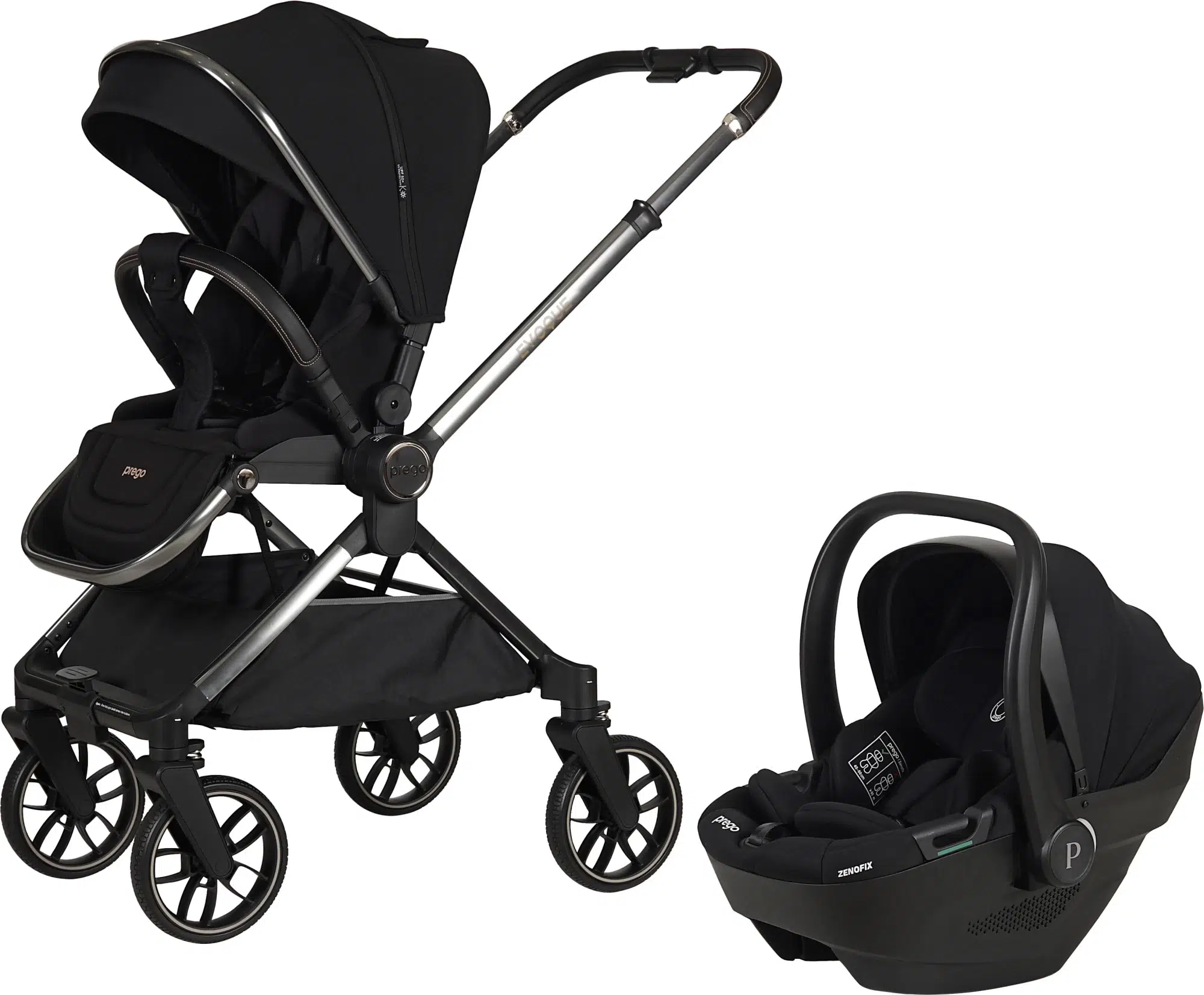 Prego 2425 Evoque I-Size Travel Sistem Bebek Arabası Siyah