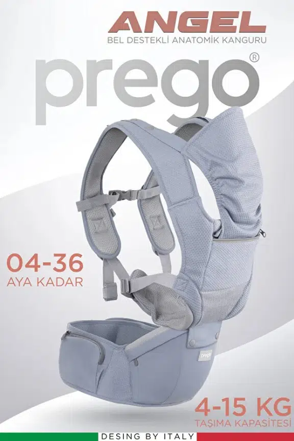 Prego 3098 Angel Anatomik Kanguru Gri
