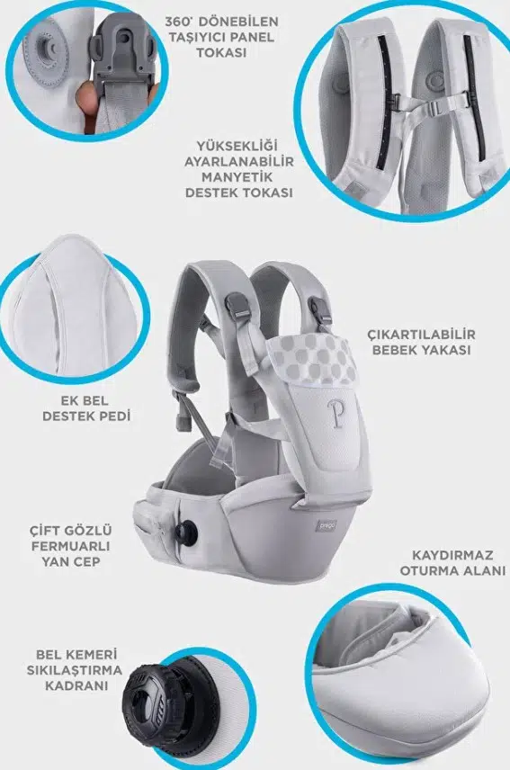 Prego 3099 Dallas Anatomik Kanguru Gri Prego 3099 Dallas Anatomik Kanguru Gri