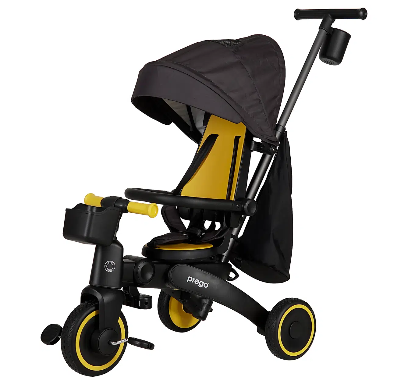 Prego T807A Evo 3 Tekerlekli Katlanabilen Bisiklet Sarı