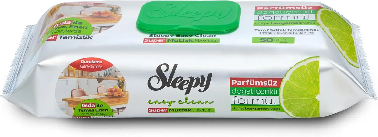 Sleepy Mutfak Temizlik Havlusu 50 Adet Bergamot