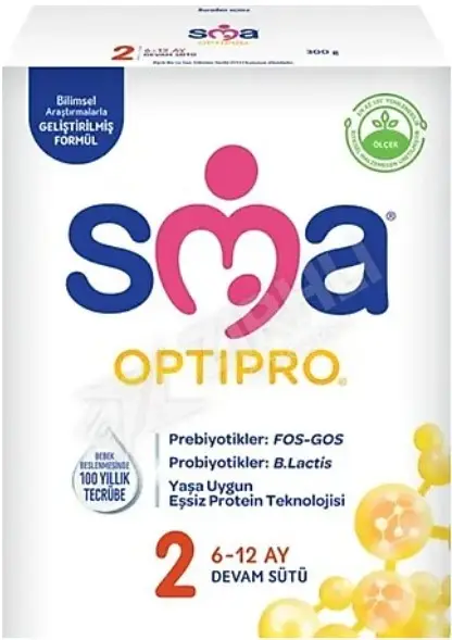 SMA Optipro 2 Bebek Devam Sütü 6-12 Ay 300 Gr 