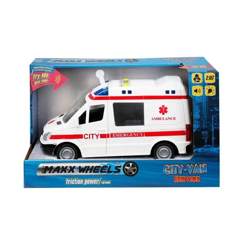Sunman 1:16 Sesli ve Işıklı Şehir Kurtarma Araçları S00010590 