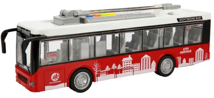 Sunman 1:16 Sesli ve Işıklı Sürtmeli Şehir Otobüsü 