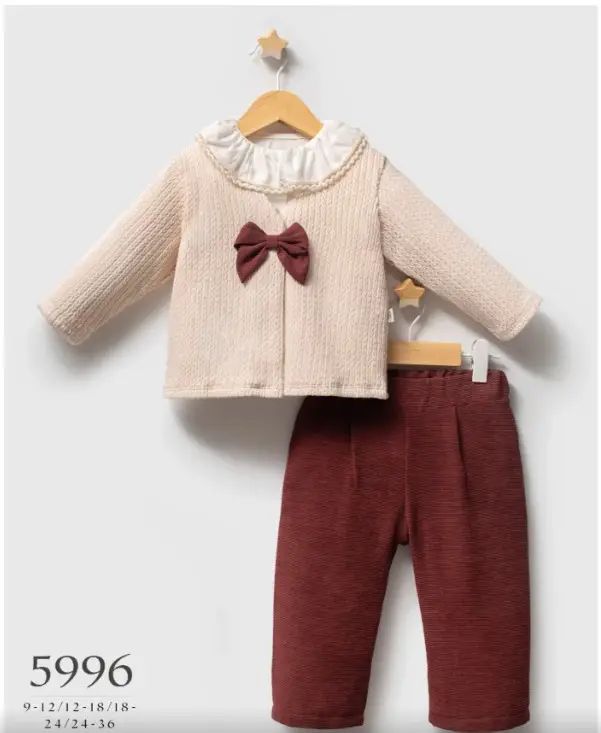 Tongs Baby Bow Forever 3lü Takım 5996 Bordo