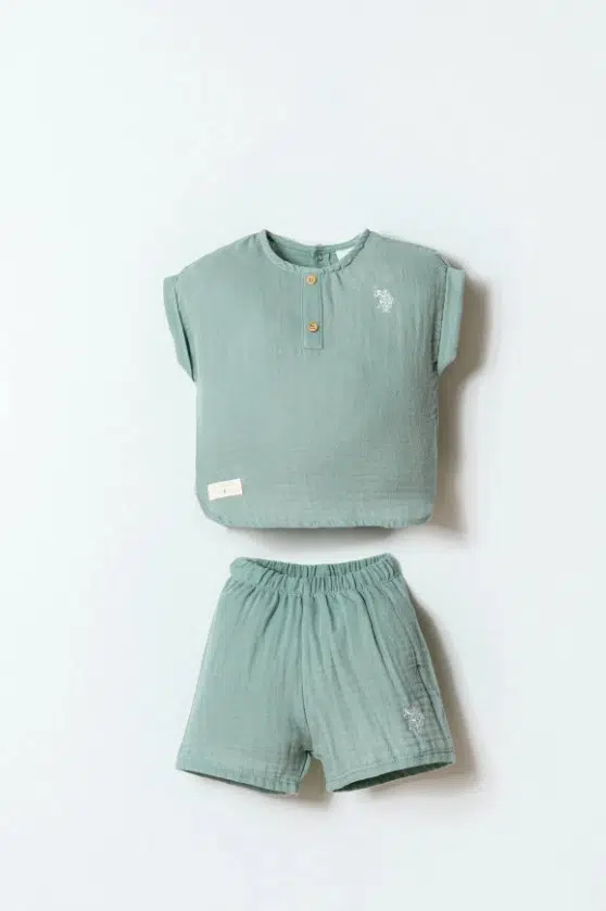 U.S. Polo Şortlu Takım USB2882 Mint